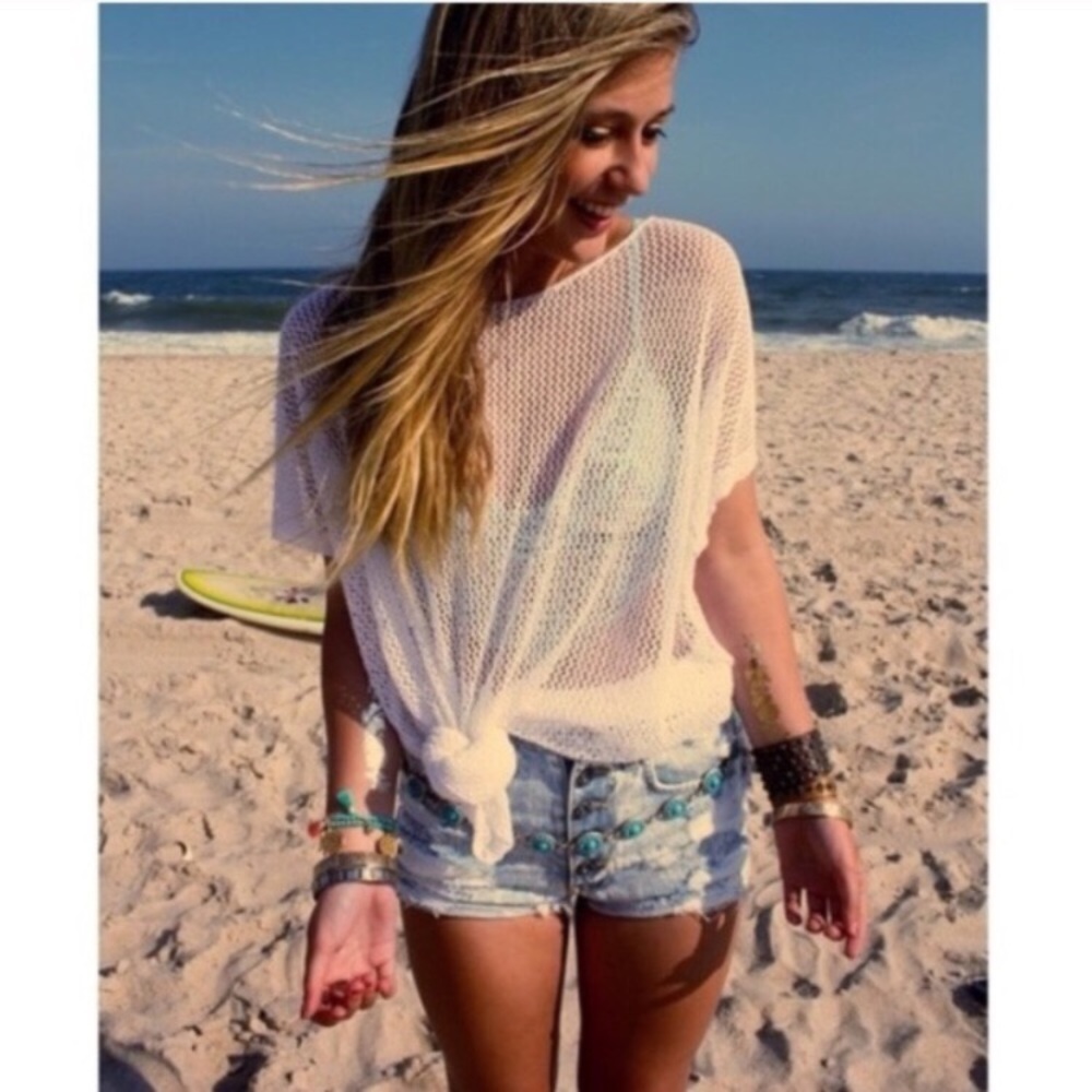 Millau Oversized Mesh Layering Top